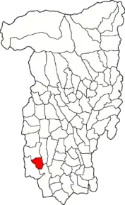 Poziția localității Lăcusteni