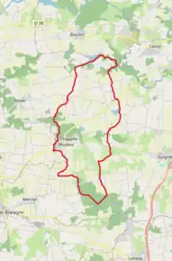 Poziția localității La Chapelle-Bouëxic