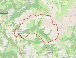 Poziția localității La Roche-de-Rame