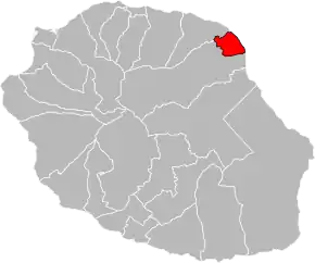 Poziția localității Cantonul Saint-André-2