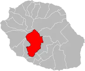 Poziția localității Cantonul Saint-Louis-2