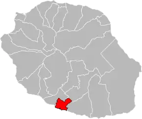 Poziția localității Cantonul Saint-Pierre-2