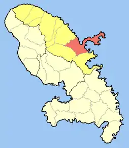 Cantonul La Trinité în cadrul arondismentului