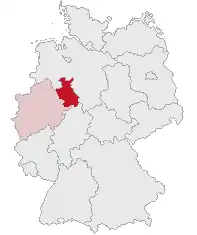 Poziția localității Ostwestfalen-Lippe