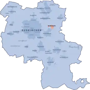 Poziția localității Weidesheim