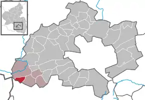 Poziția  Lambsborn pe harta districtului Kaiserslautern