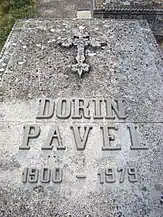 Mormântul profesoetului Dorin Pavel, părintele hidroenergeticii românești