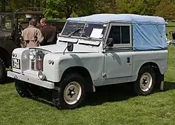 Land Rover panel truck