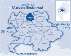 Poziția localității Staufenberg