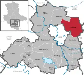 Poziția localității Landsberg