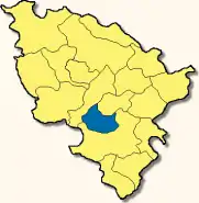 Poziția  Langenmosen pe harta districtului Neuburg-Schrobenhausen