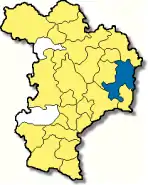 Poziția markt Langquaid pe harta districtului Kelheim