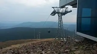 Stația terminus a noii telecabine, 2015