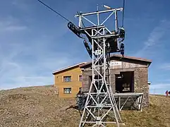 Stația terminus a vechiului telescaun, 2009
