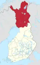 Poziția localității Laponia