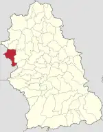 Localizare în cadrul județului