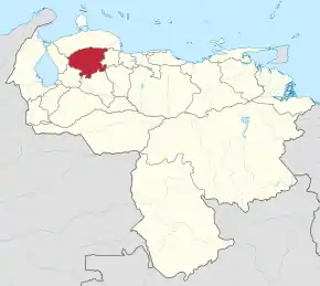 Poziția localității Lara