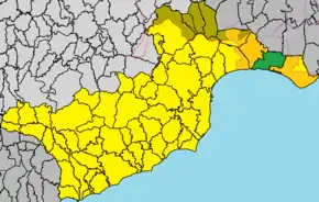 Η τοποθεσία της Ορμήδειας στην επαρχία Λάρνακας.