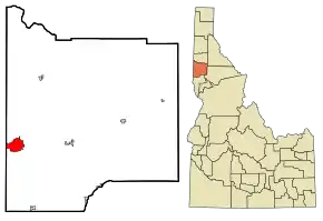 Poziția localității Moscow