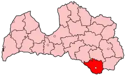 Poziția regiunii Daugavpils rajons