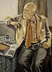 Scriitorul Halldór Laxness pictat de Einar Hákonarson⁠(en)[traduceți], 1984
