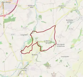 Poziția localității Le Mesnil-au-Grain