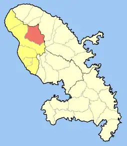 Poziția localității Cantonul Le Morne-Rouge