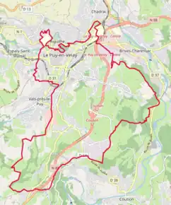 Poziția localității Le Puy-en-Velay