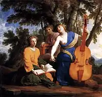 Melpomene, Erato și Polyhymnia (1650), Luvru