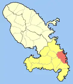 Cantonul Le Vauclin în cadrul arondismentului