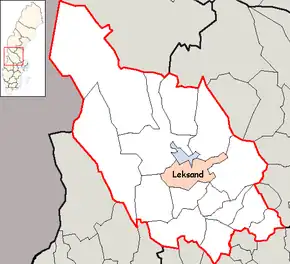 Localizarea comunei în cadrul comitatului