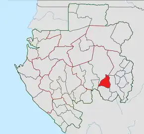 Poziția localității Leboumbi-Leyou