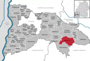 Poziția localității Lenzkirch