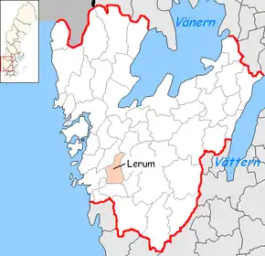 Localizarea comunei în cadrul comitatului