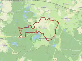 Poziția localității Les Charmontois