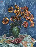 Vază cu crizanteme (circa 1894)