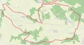 Poziția localității Lias