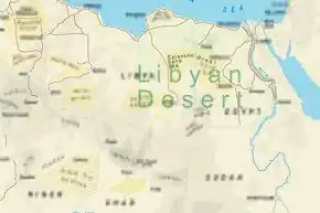 Poziția localității Deșertul Libian