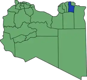 Poziția localității Districtul Al Qubah