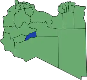 Poziția localității Districtul Sabha