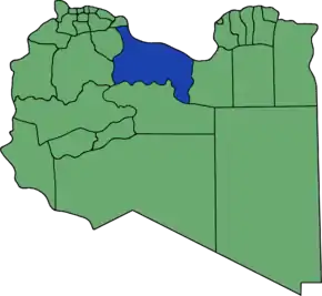 Poziția localității Districtul Surt