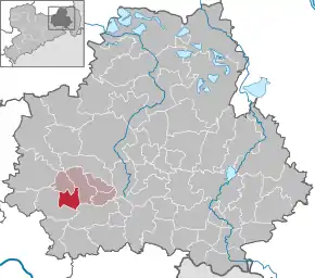 Poziția localității Lichtenberg (Lausitz)