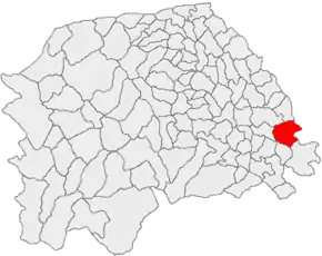 Poziția localității Liteni