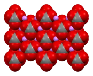 2D chemical structure of lithium carbonate