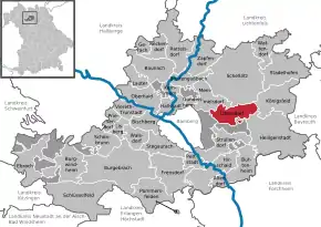 Poziția localității Litzendorf