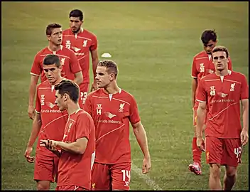 Jucători de la Liverpool, 2014