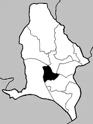 Poziția freguesiei Reboleira pe harta municipalității Amadora