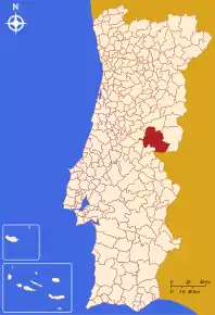 Poziția localității Castelo Branco