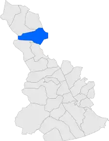 Poziția localității Abrera