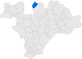 Poziția localității Aiguafreda